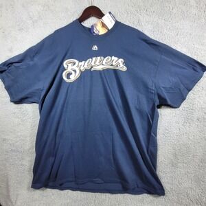 BREWERS MILWAUKEE $41‎ GUERRA MAJESTIC TSHIRT SIZE 2XL XXL